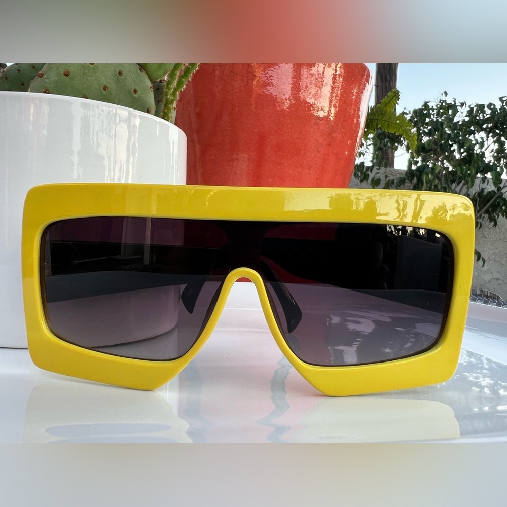 Quay Yellow and Black Sunglasses